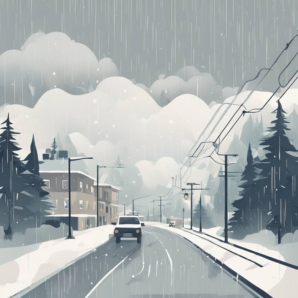 Snow and Rain Affect the Region: Detailed Precipitation Report