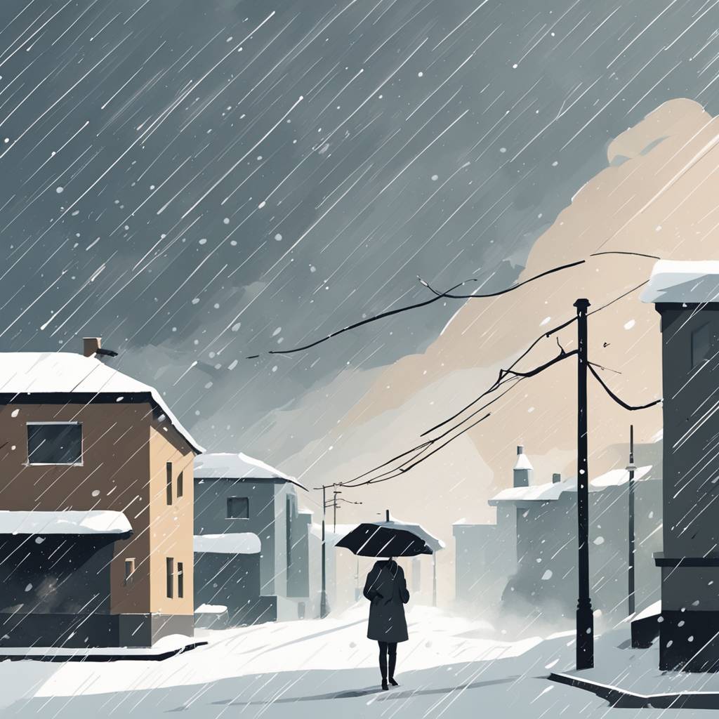 Snijeg i kisa obiljezavaju dan u BiH, ponedjeljak donosi kratkotrajno razvedravanje