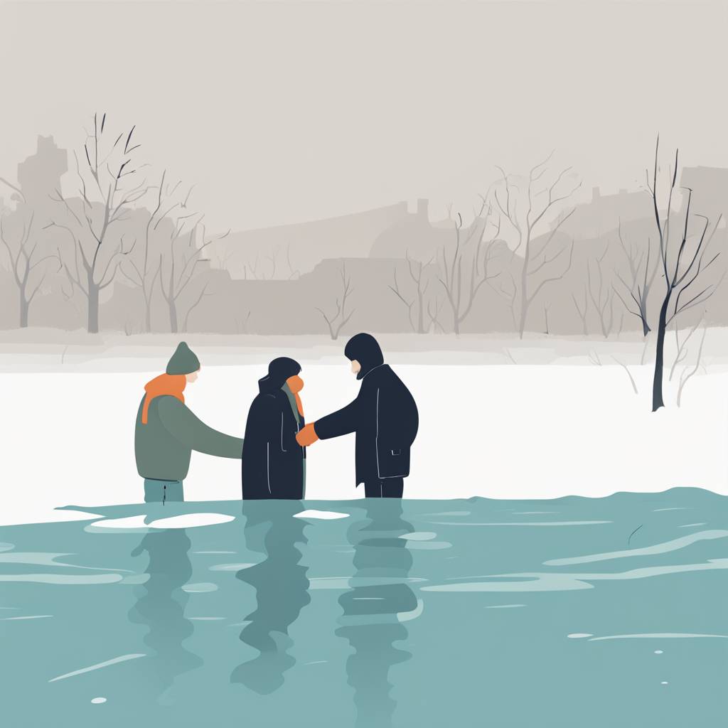 Two People Fell into a Lake in Ljubljana, Rescued by a Passerby