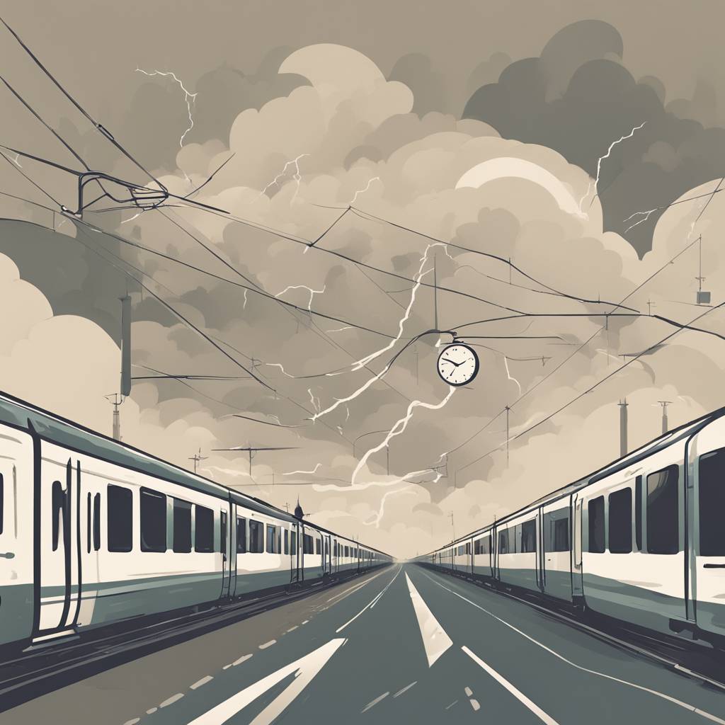 Storm Across Europe Causes Flight and Train Cancellations, and Traffic Problems