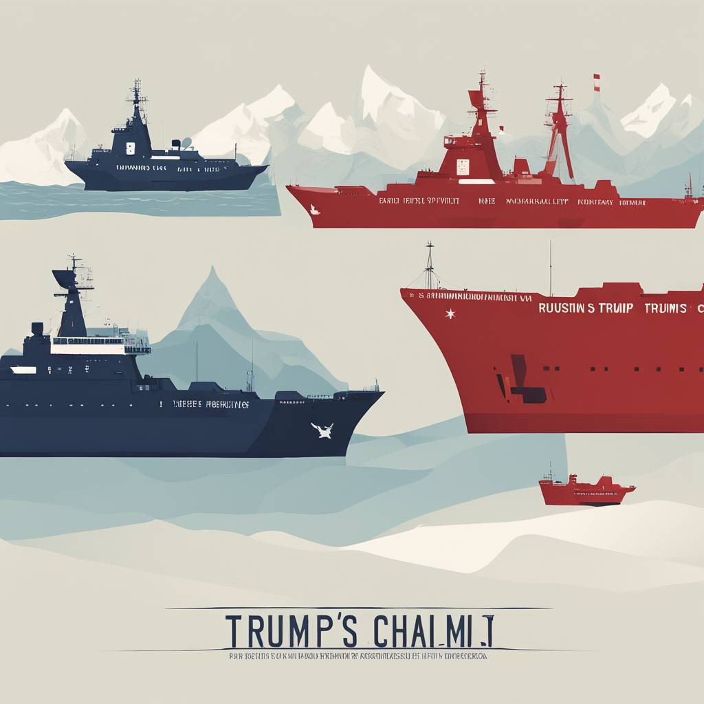 Trumpove trditve o ruskih in kitajskih ladjah pri Grenlandiji sprožajo odzive