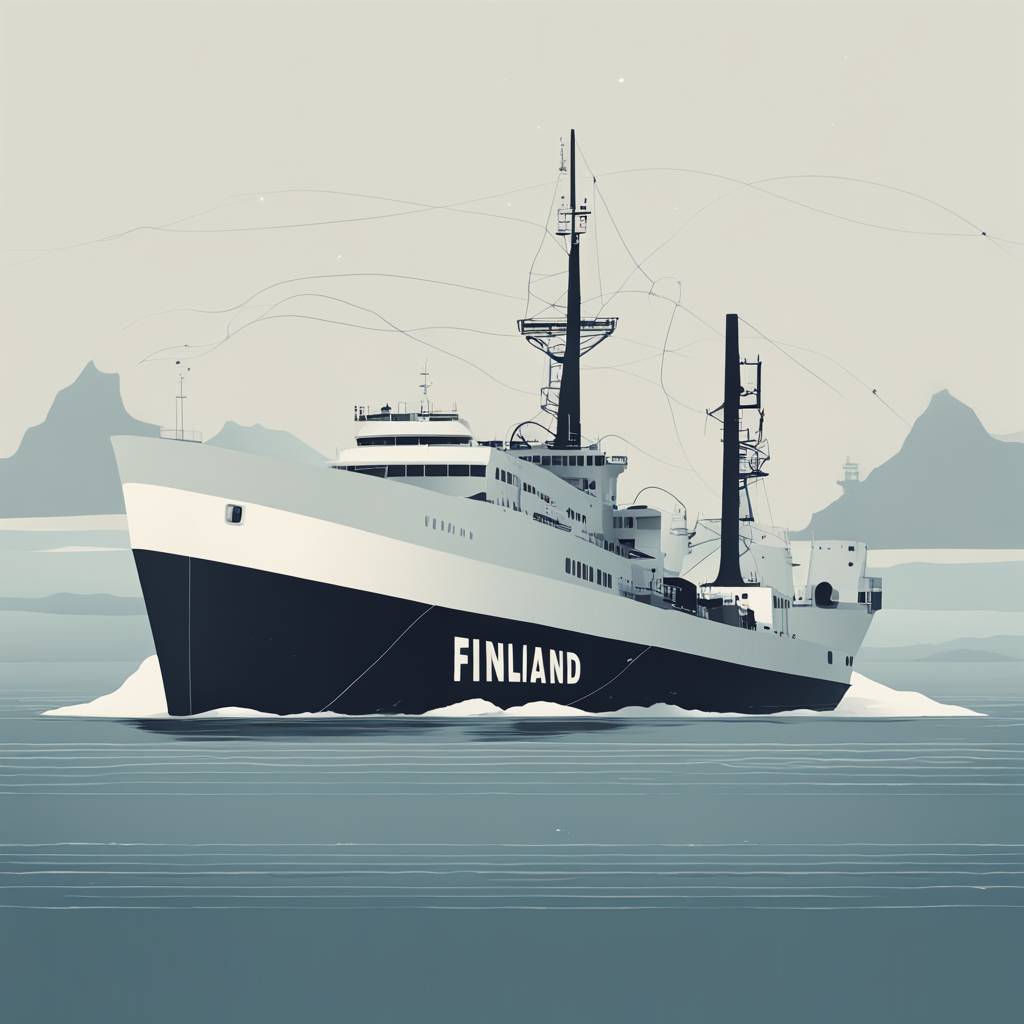 Finska izpustila ladjo 'Fitburg' po preiskavi poškodbe podmorskega kabla