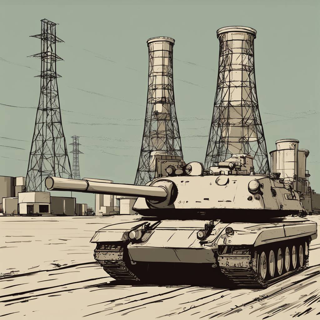 Russia Amasses Military Equipment Near Zaporizhzhia Nuclear Power Plant, Violating International Law