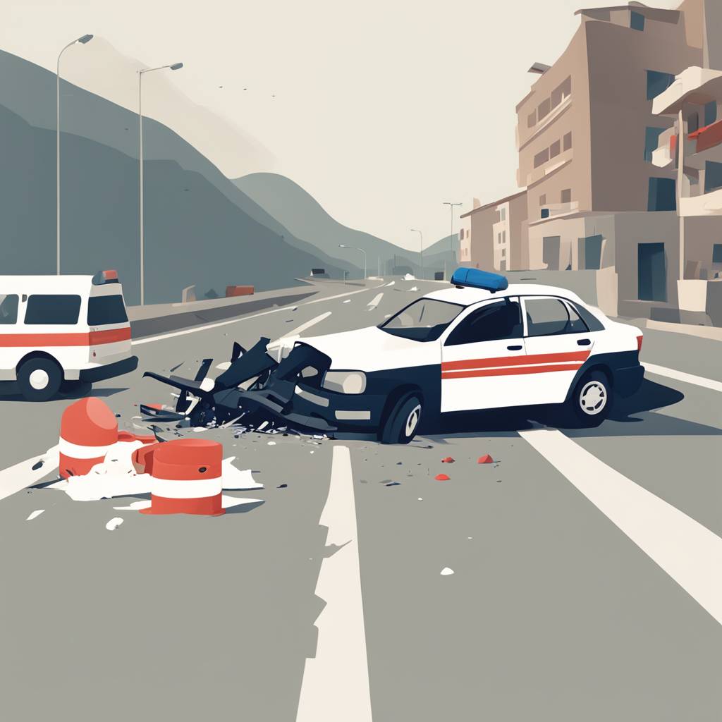 Traffic Accident in Drenoštica: Vehicle Overturned, No Injuries