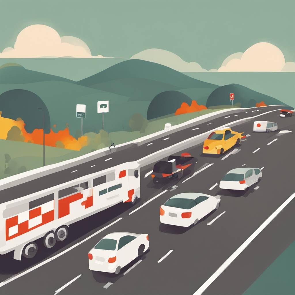 Teška saobraćajna nesreća i požar zatvorili autoput u Sloveniji