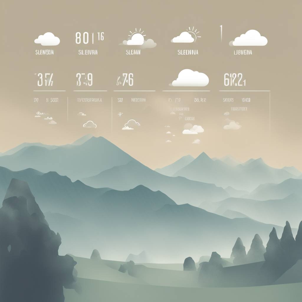 Prognoza vremena za Sloveniju i susjedne regije