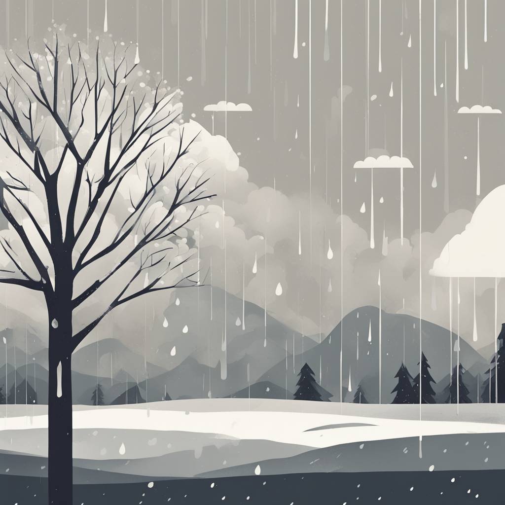 Promjenljivo vrijeme sa kišom i snijegom u regionu