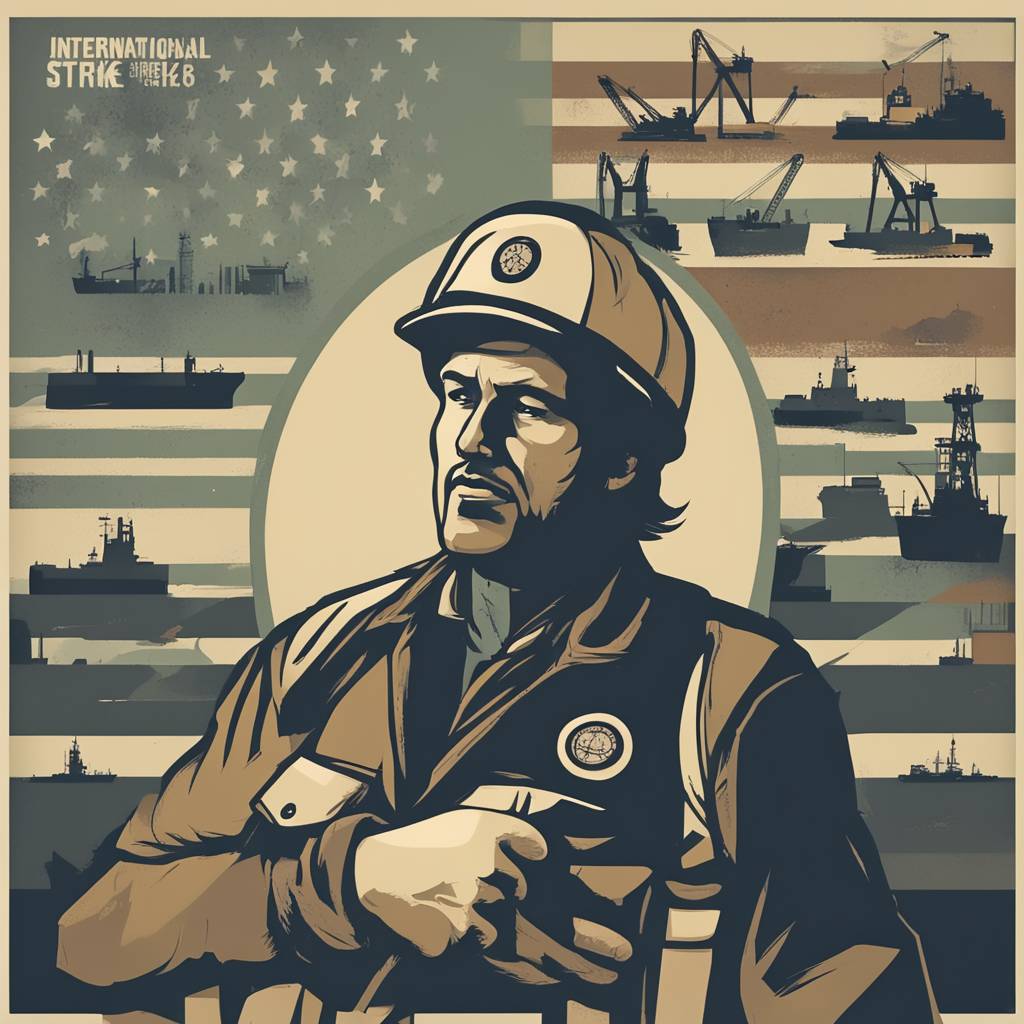 Међународни штрајк лучких радника против рата и трговине оружјем