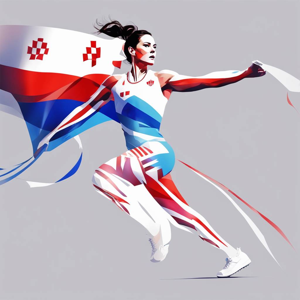 Valentina Aščić nosila hrvaško zastavo na odprtju Zimskih olimpijskih iger in izpostavlja ponos