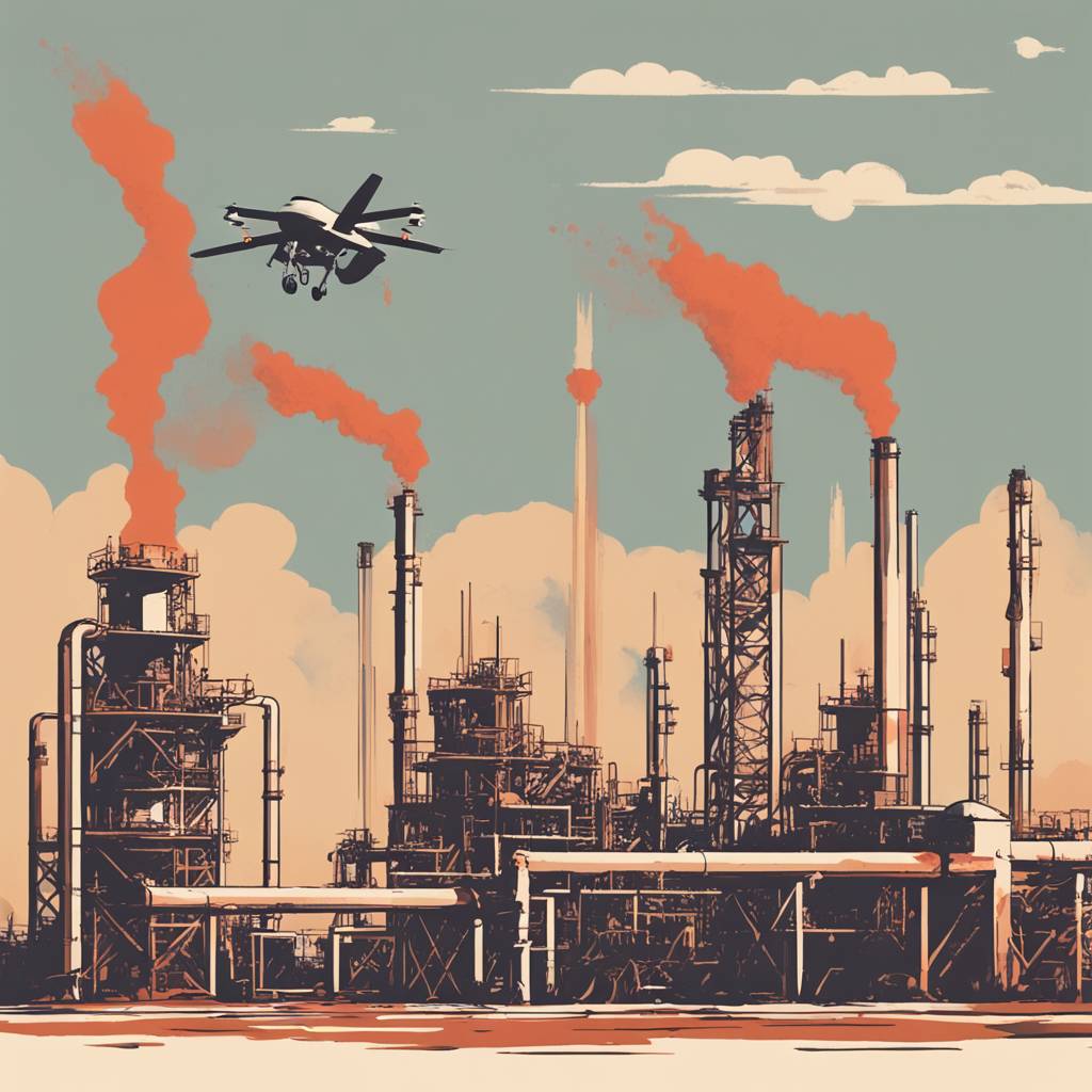 Украјински дронови погодили рафинерију Лукоил у Волгограду, избио пожар