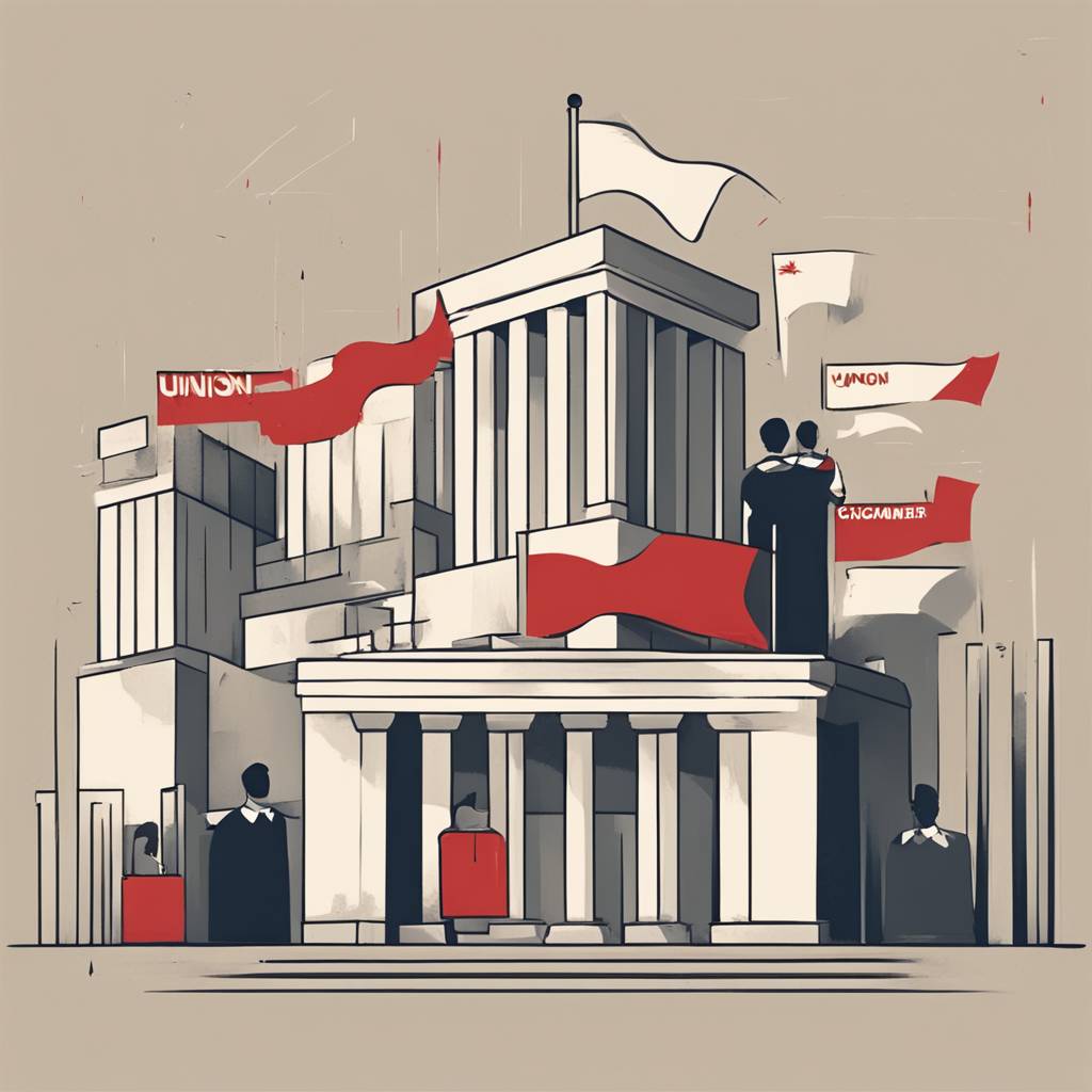 Sindikat blokira Gospodarsko zbornico in zahteva minimalno plačo 600 evrov