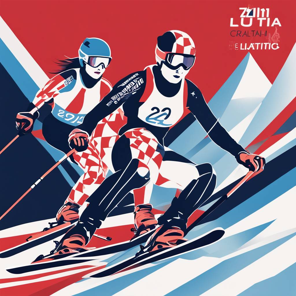 Zrinka Ljutić and Pia Vučinić Represent Croatia in the Giant Slalom at the Winter Olympic Games