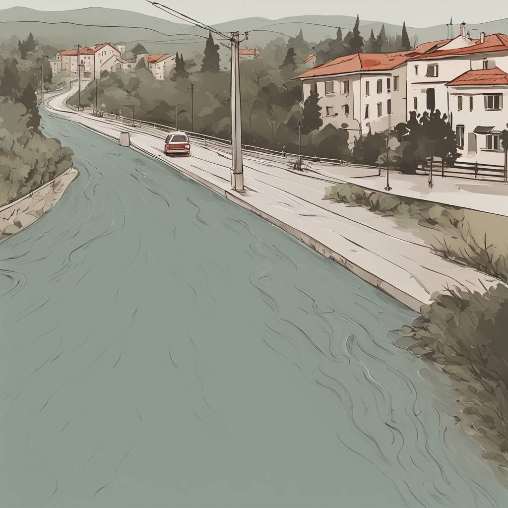 Vardar River in Tetovo Recedes, Tumčeviše-Čegrane Road Remains Closed