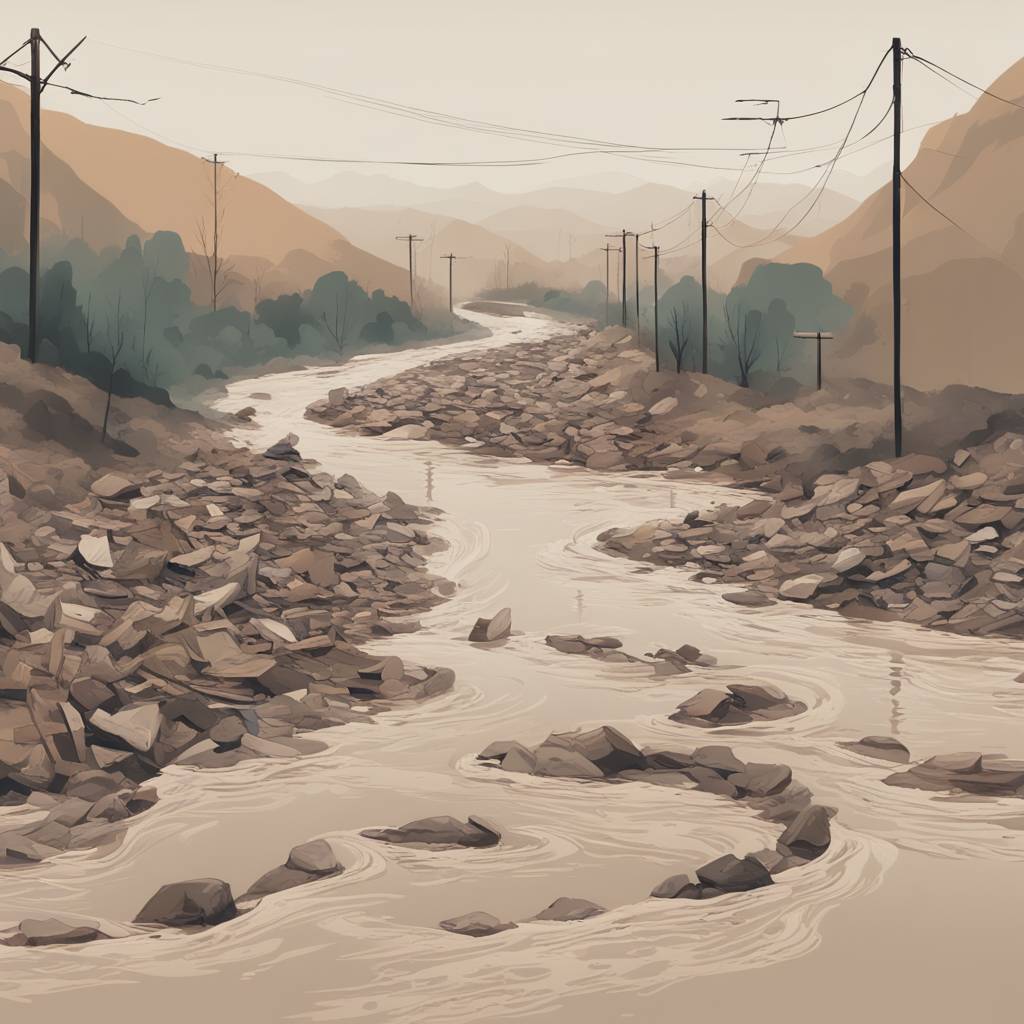 Floods in North Macedonia Dislodge Waste from Rivers