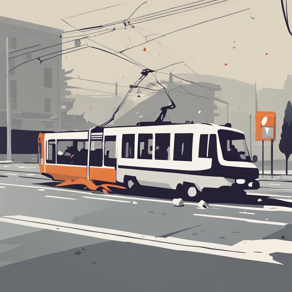 Car and Tram Collide in Sarajevo near Careva Ćuprija, Two Injured