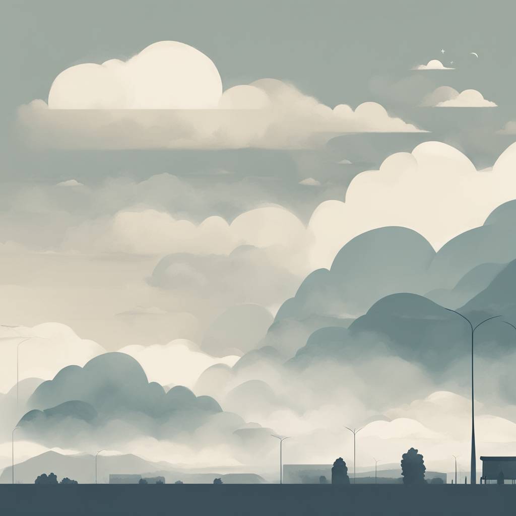 Variable Cloudy Weather with Sunny Periods and North Wind in Macedonia