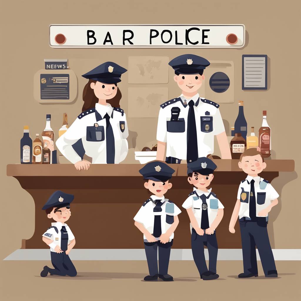 Bar Police Officers Host Children from Kindergarten