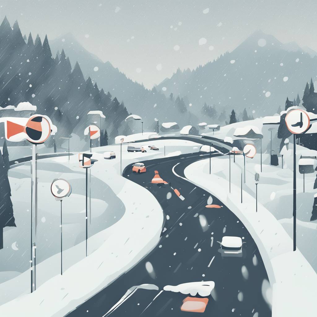 Словенију очекује снежни викенд, могући проблеми у промету