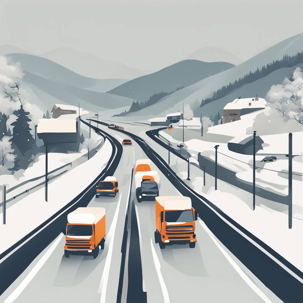 Obustavljen saobraćaj za kamione na putnim pravcima Straža i Mavrovo-Debar