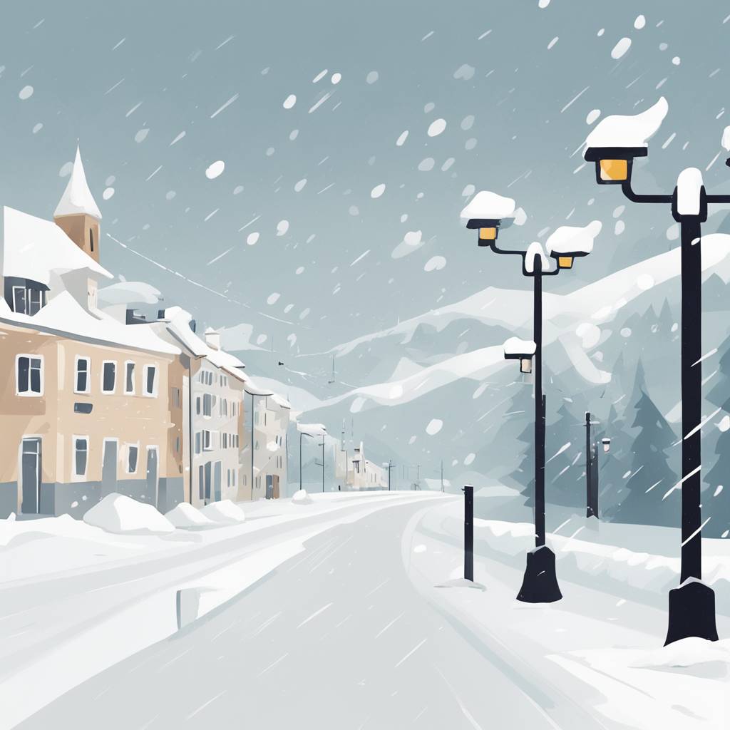 Winter Conditions and Weather Alerts Activated Across Croatia