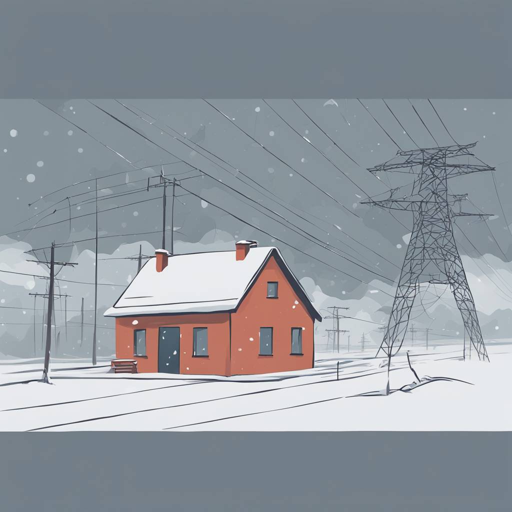 Heavy Snowstorm Caused Extensive Damage to the Power Grid in Northeastern Slovenia