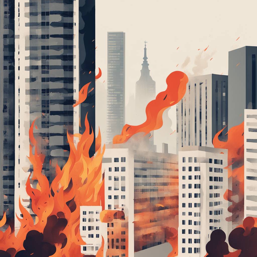 Indictment Filed Against Two 18-Year-Olds for Fire in Vjesnik Skyscraper in Zagreb