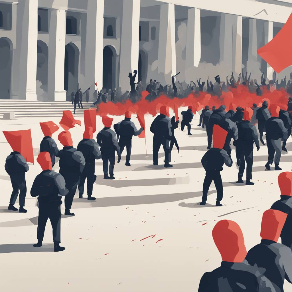 Protesti opozicije u Tirani: Sukobi demonstranata i policije ispred zgrade Vlade