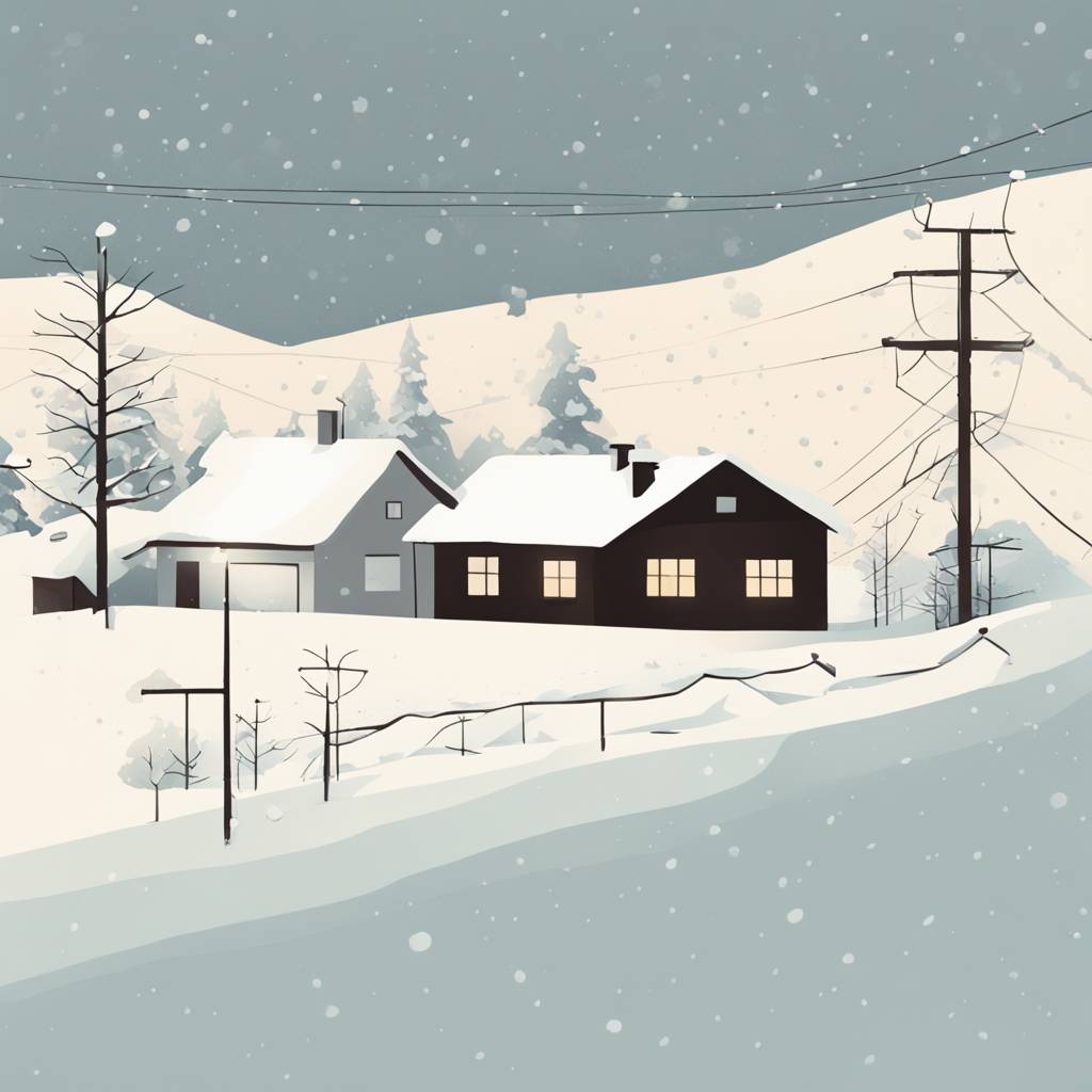 Snowstorm in Slovenia: Thousands of Households Without Electricity