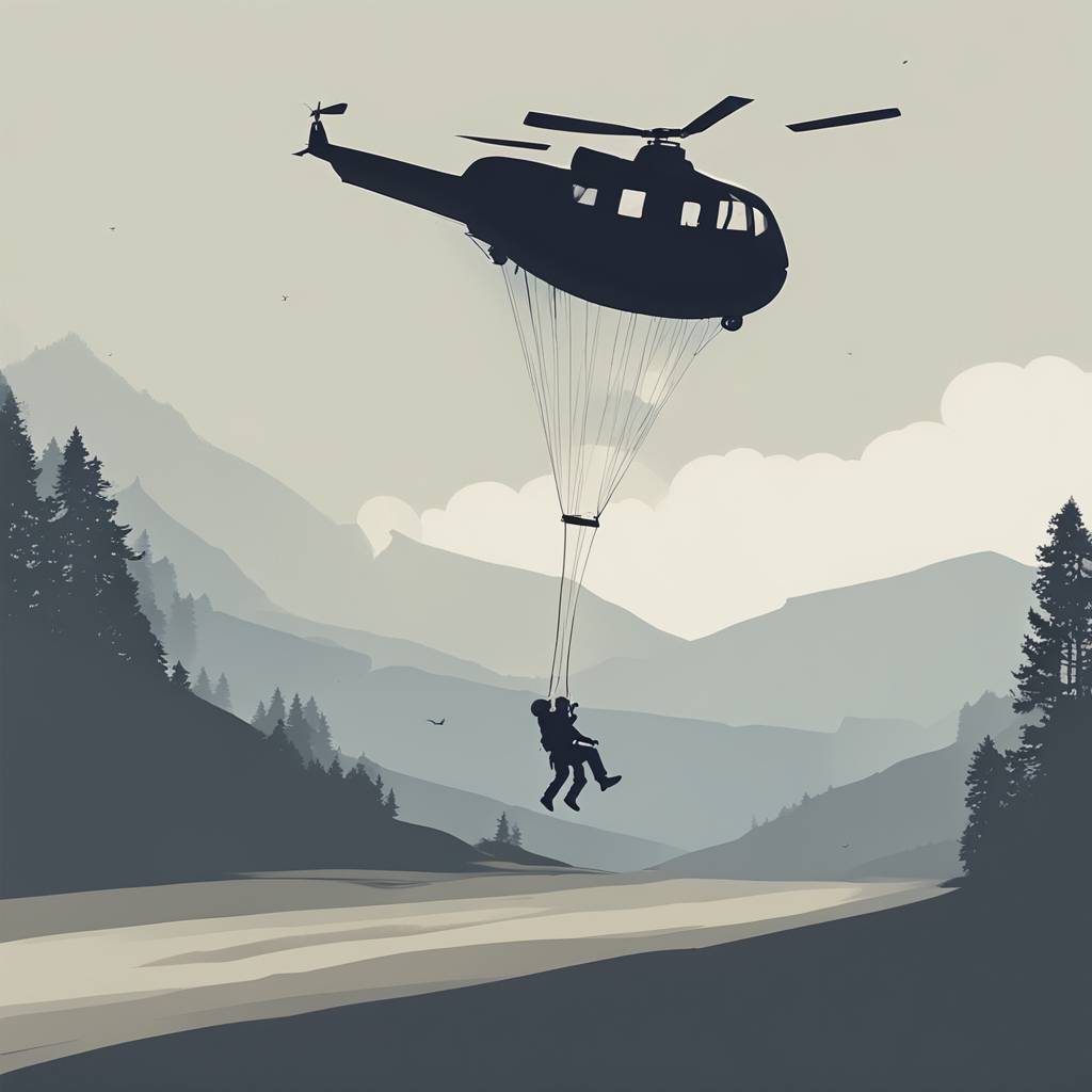 Padalec se je ponesrečil pri Laškem, helikopter poslan na kraj nesreče