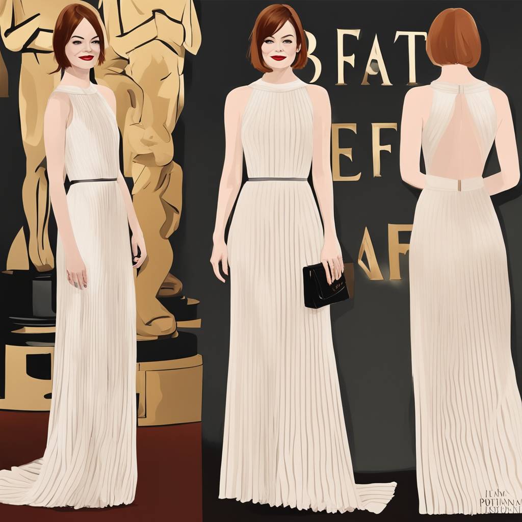Emma Stone Shines at the BAFTA Awards in a Simple, Yet Striking Dress