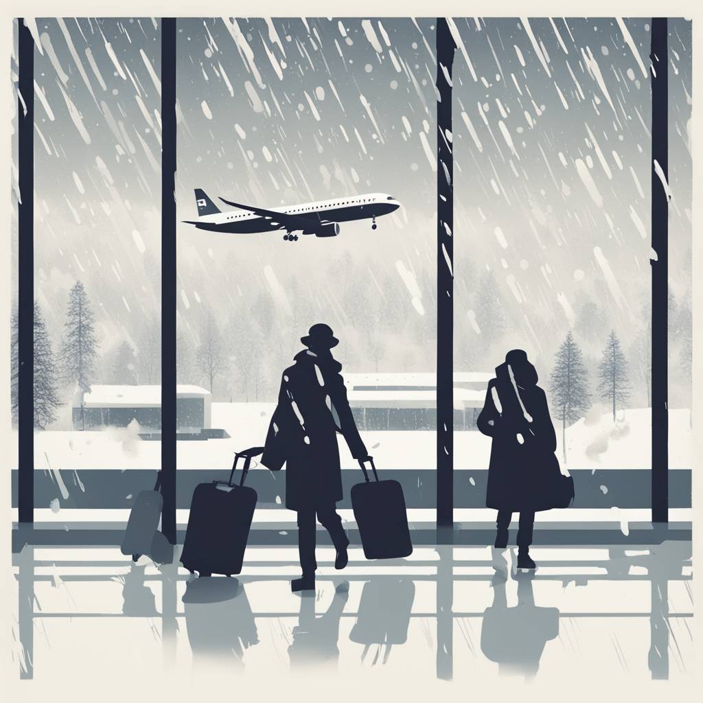 Snowstorm Paralyzes Munich: Hundreds of Passengers Spent the Night on Airplanes