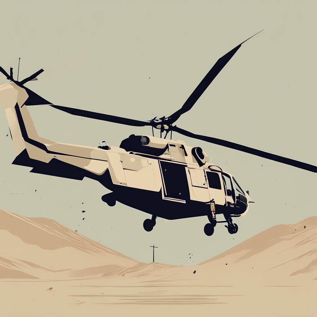 Helikopter iranske vojske strmoglavil v Isfahanu, umrle štiri osebe