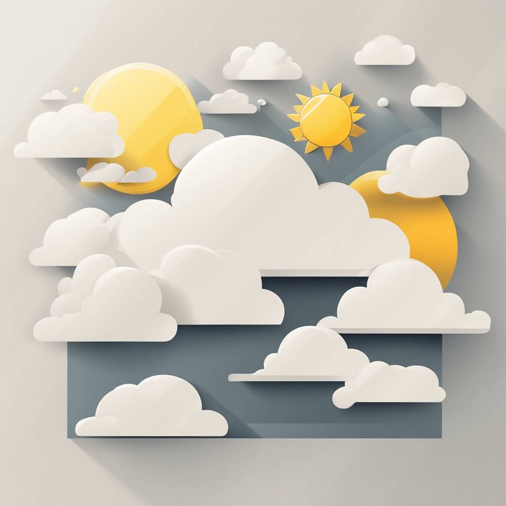 Sunny Weather with Light Cloud Cover in the Region