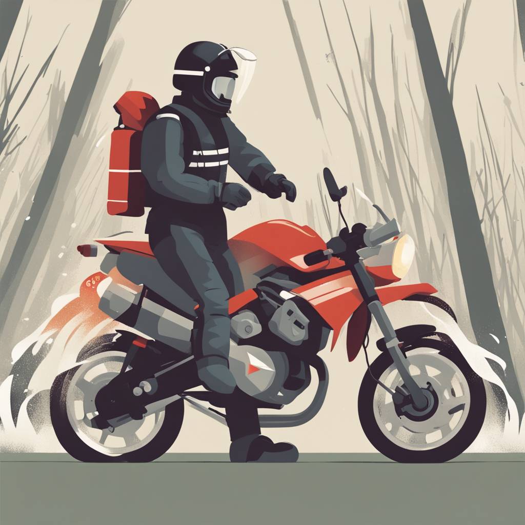 Motorcyclist Fell in the Forest, Firefighters Searched for Him with a Drone near Slovenj Gradec