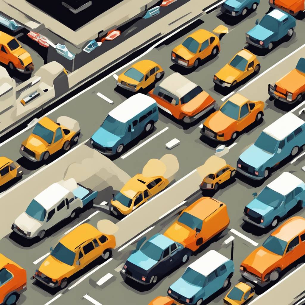 Traffic Jams: Vehicle Queues Due to Holiday Return