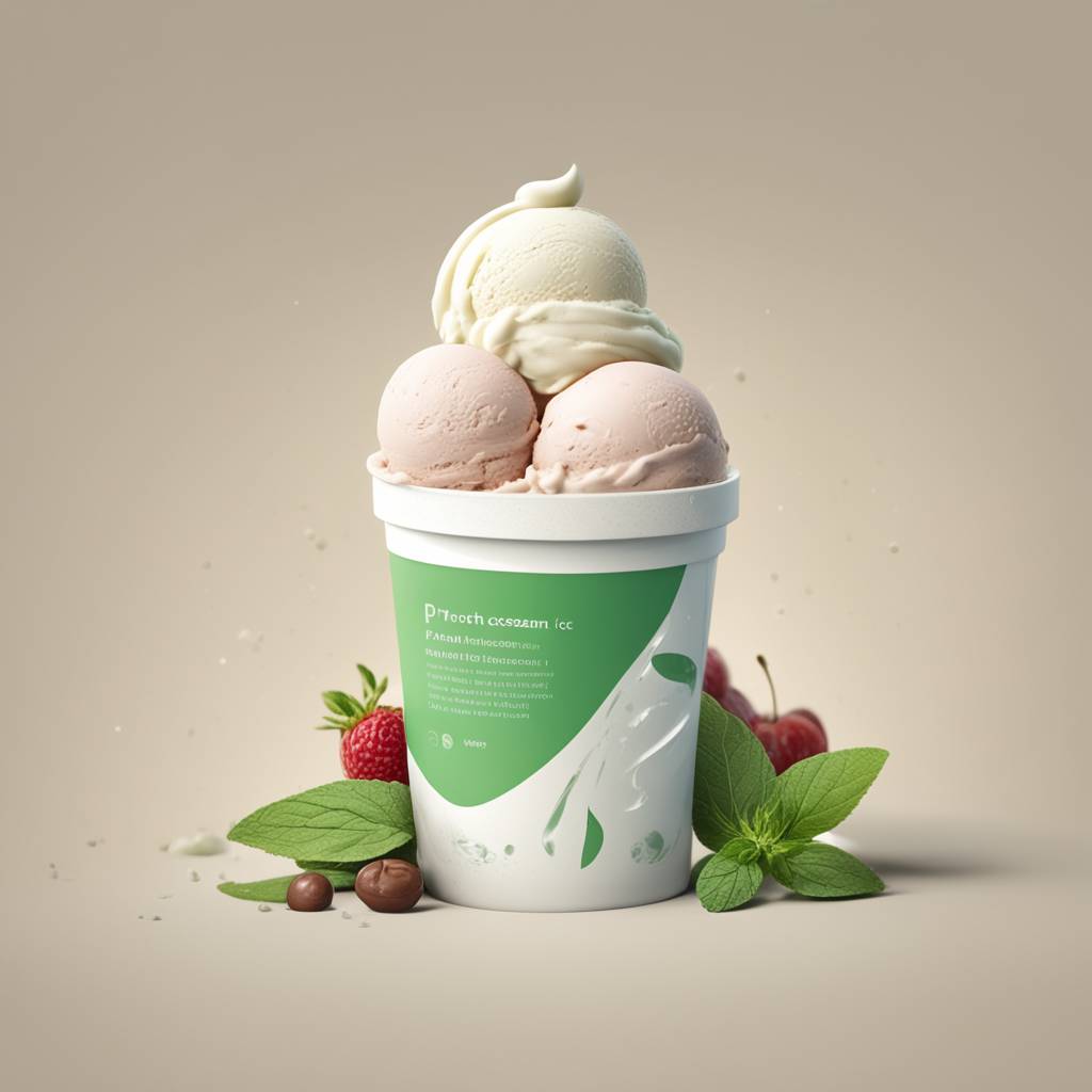 Protein Ice Cream with Only Five Ingredients – A Healthy Dessert for Hot Days