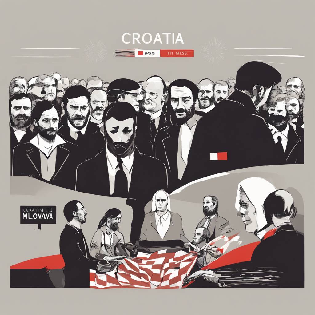 Hrvatska u žalosti: Drniš se oprašta od Luke Milovca, ubojica predan DORH-u