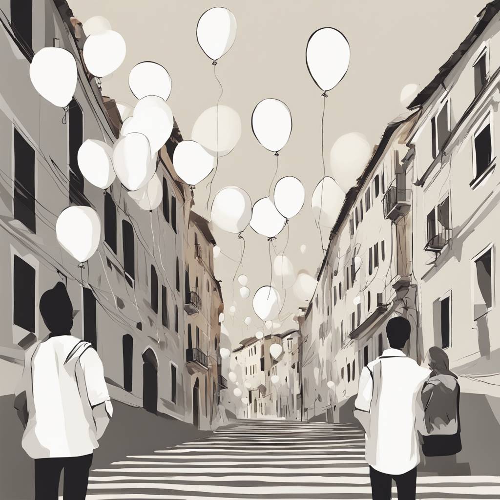 Šibenik Graduates Honor Deceased Luka with White Balloons