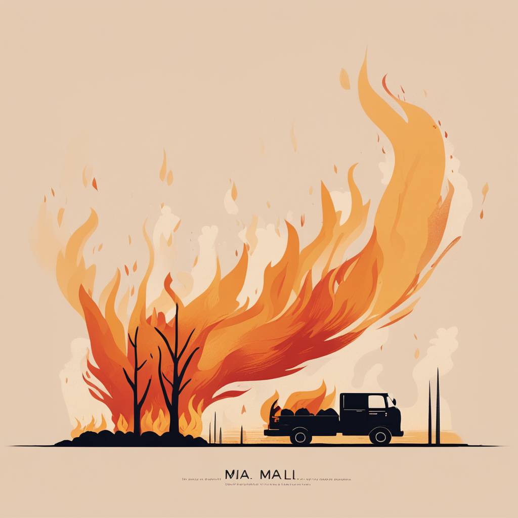 Fire in Mali Mokri Lug Localized, No Danger of Air Pollution