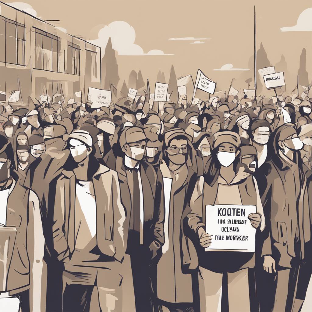 Protest in Kolubara Over the Dismissal of a Worker Who Supported Students and the Union