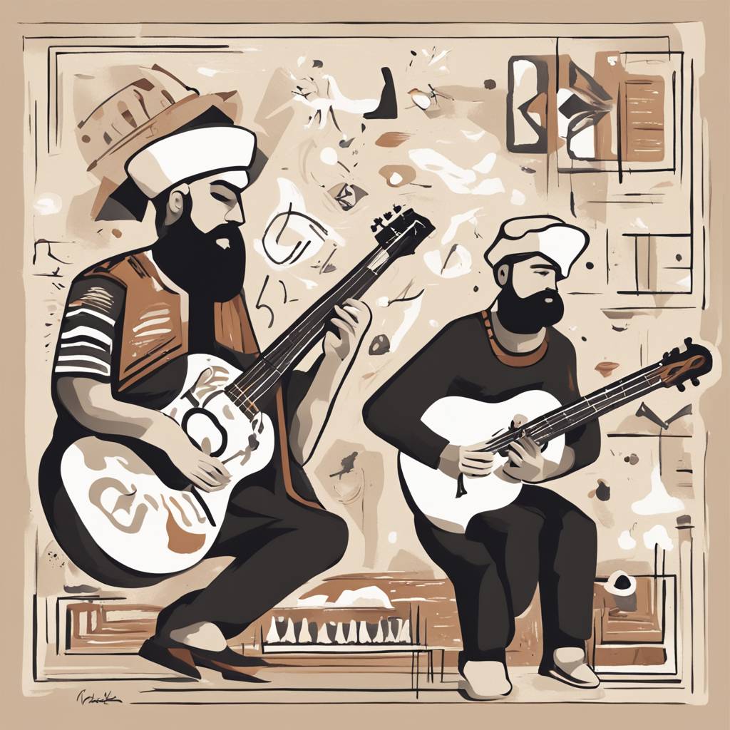 Malinska: Painter Ivan and Priest Marin Play Rock Music for Tourists