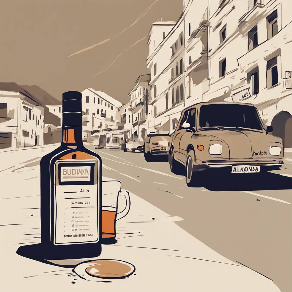 Budva: Državljan Srbije kaznovan zaradi vožnje pod vplivom alkohola