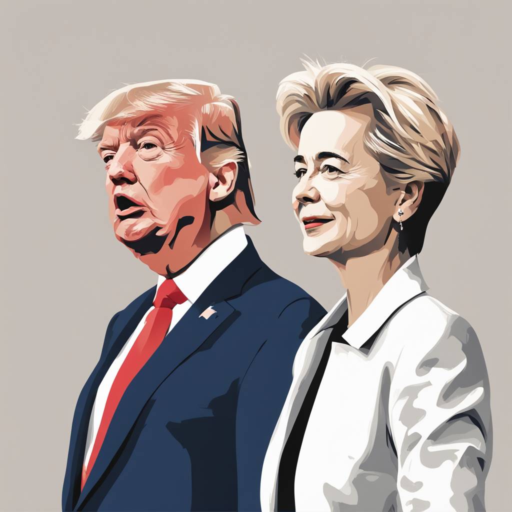 Ursula von der Leyen and Donald Trump Meet in Scotland Ahead of New Tariffs