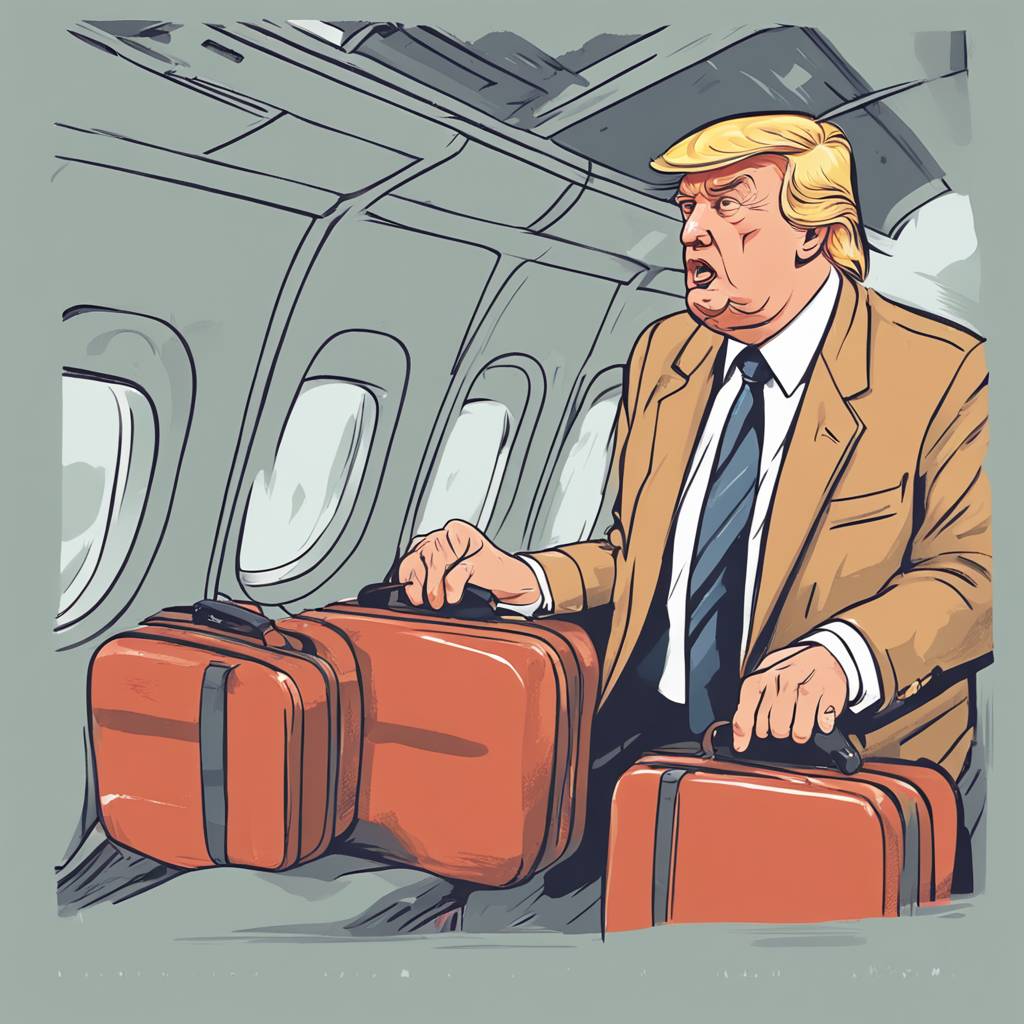 Potnik iz Srbije obvladal moškega, ki je v letalu grozil z bombo zaradi Donalda Trumpa