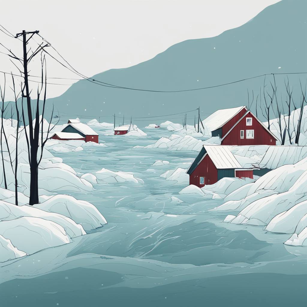 Revealed: Huge Flood Broke Through Ice on Greenland