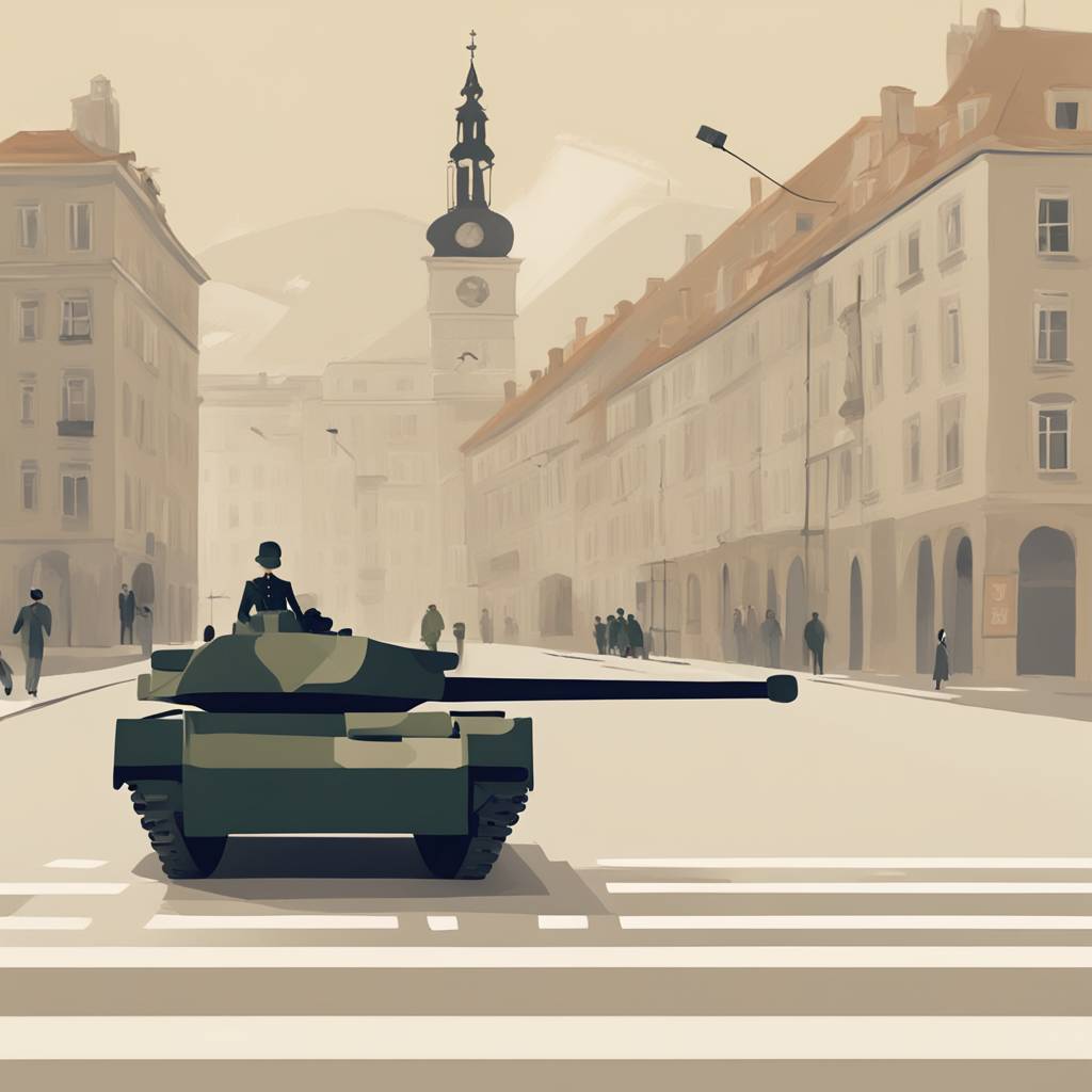 Vojni mimohod v Zagrebu pustil sledi na asfaltu