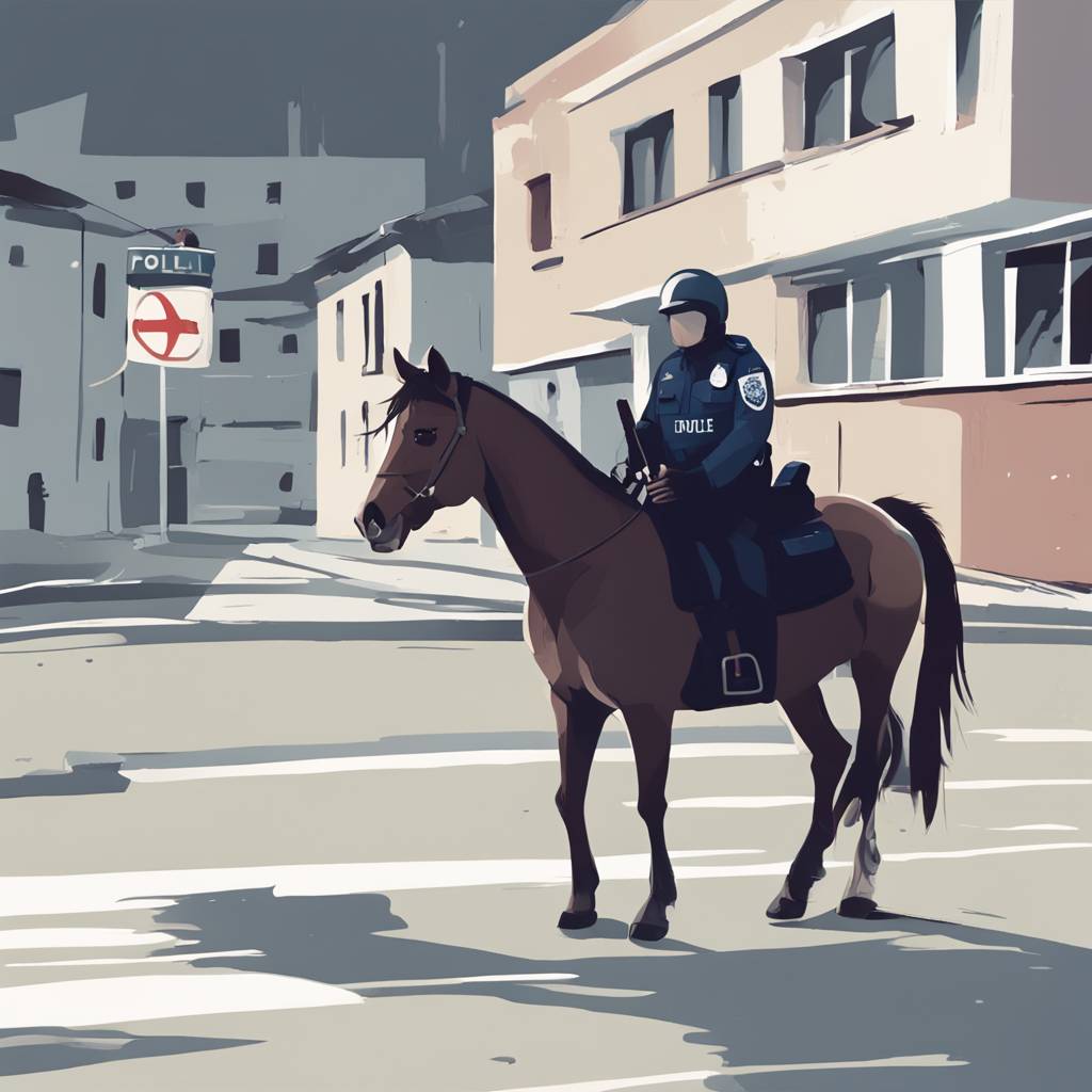 Izgubljeni poni s pomočjo občanov in policije v Grosuplju našel pot domov