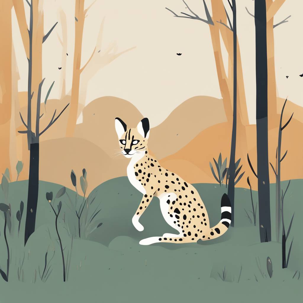 Serval pobegnil iz Mini Zoo vrta v Konjicah, lastniki prosijo za pomoč pri iskanju