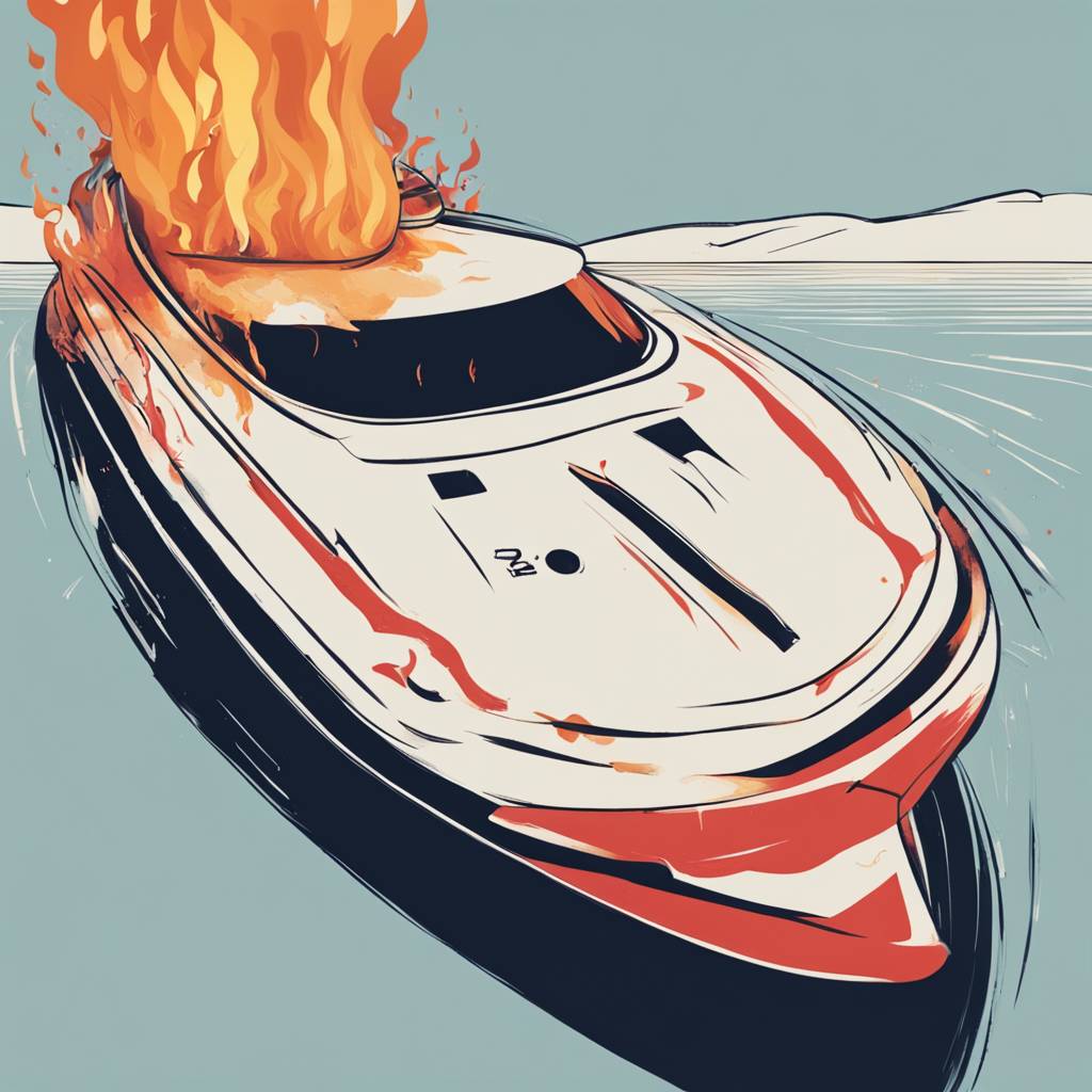 Speedboat belonging to a citizen from Tetovo set on fire in Ohrid, two more vessels damaged