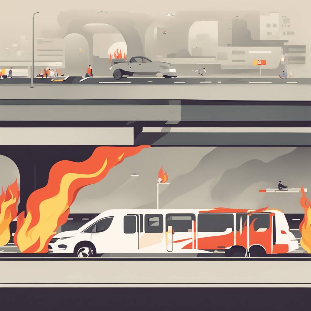 Fire in Sveti Rok Tunnel Causes Kilometric Queues and Traffic Disruptions